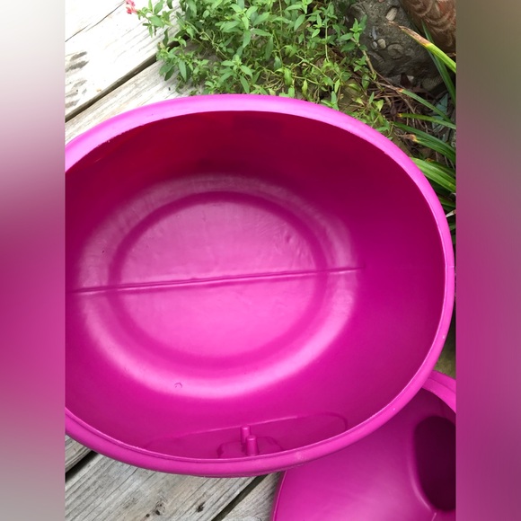 Rare PET ZONE Large Fuchsia Mouse Shaped Storage Container Box Bin Lid - Picture 7 of 11